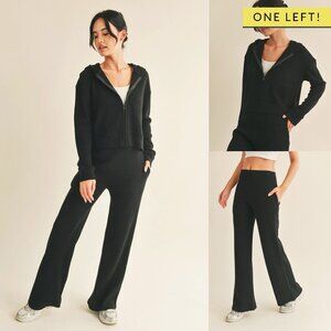 Ryan Waffle Knit Hoodie + Pant Set